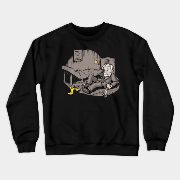 Freudian Slipped Crewneck Sweatshirt by obvian